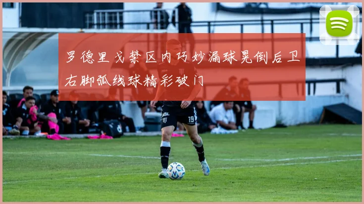 罗德里戈禁区内巧妙漏球晃倒后卫右脚弧线球精彩破门